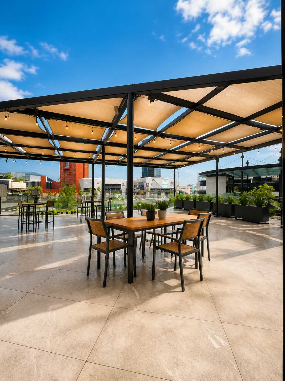 Pérgola para restaurante en Monterrey